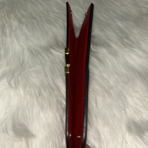 Louis Vuitton Monogram Canvas Cerise Leather Kimono Wallet - Picture 15 of 16